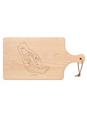 Mr. & Mrs. Panda Pizzabrett Otter Kind ohne Spruch in Transparent