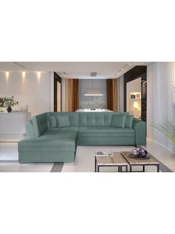 MF Design Piri Recamiere Links in Türkis -  (L) 260 x (B) 260 x (H) 78 cm