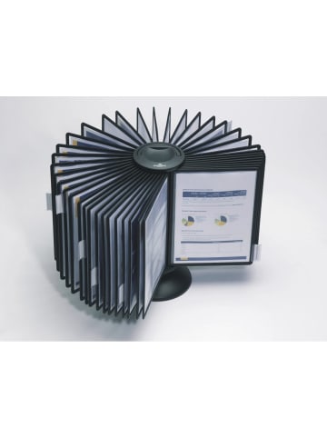 Durable Sichttafeldrehständer Sherpa Display System carousel 40 schwarz