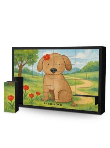 Mr. & Mrs. Panda Befüllbarer Adventskalender Hund Dame Design oh... in Weiß
