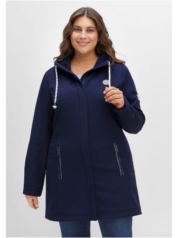 sheego Long-Softshelljacke in marine