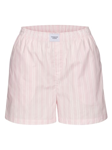 Copenhagen Studios Pyjamashorts in rosa gestreift