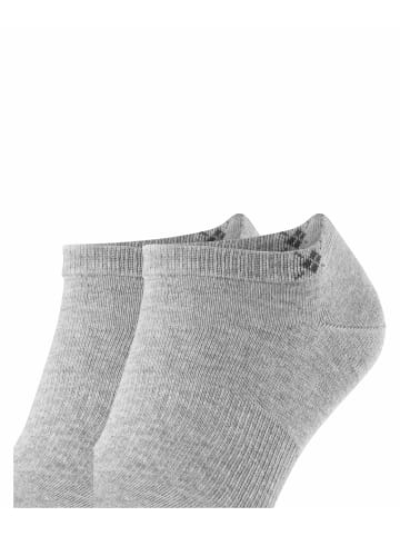 Burlington Sneaker-Socken Doppelpack in Light grey