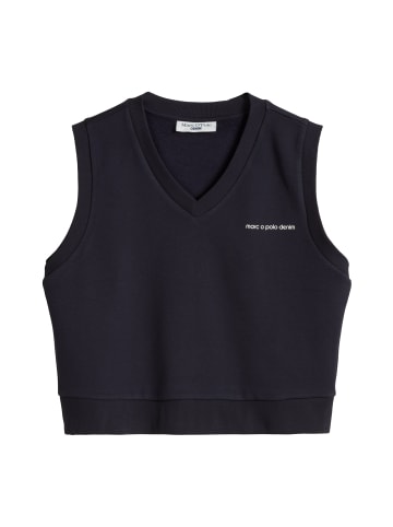 Marc O'Polo DENIM Sweat-V-Neck-Pullunder regular in Blue Depths