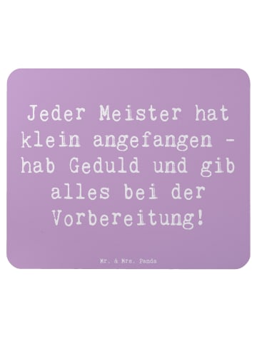 Mr. & Mrs. Panda Mousepad Spruch Wettkampfvorbereitung meistern ... in Lavendeltraum
