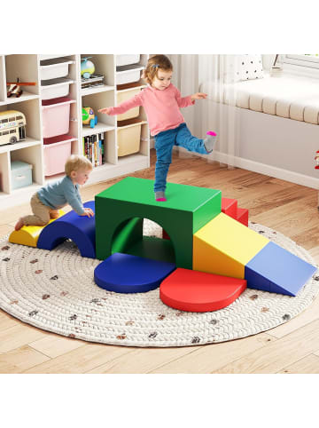 COSTWAY 7 teilige Schaumstoffbausteine in Grün