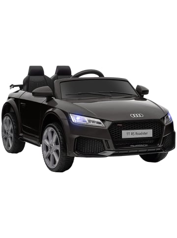 HOMCOM 12V Audi TT RS Kinderauto Schwarz