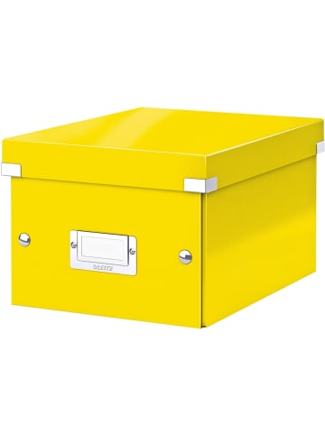 Leitz Ablagebox Click & Store Wow A5 Graukarton gelb