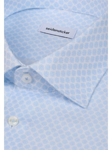Seidensticker Business Hemd Shaped in Hellblau