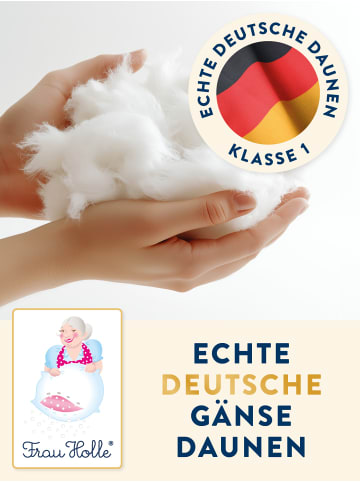 Frau Holle  BABY Bettdecke-Kissen-Set "federleicht" in Naturweiß