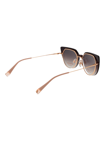 Ana Hickmann Frauen Gestelle mit Sonnenbrillen-Clips Geometrisch Rose