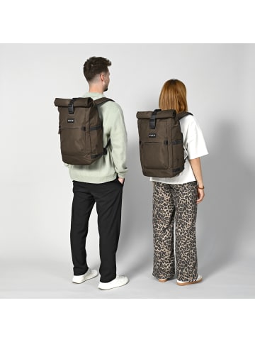 eoto ROLLY32, Roll Top, ergonomisch, 32 L in Mokka Braun