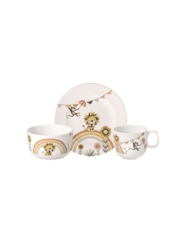 Villeroy & Boch 3er Set Kindergeschirr Set Roar like a Lion in bunt