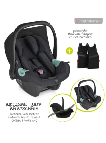 ABC-Design 3in1 Kinderwagen-Set Salsa 4 Air Starter in gruen,schwarz