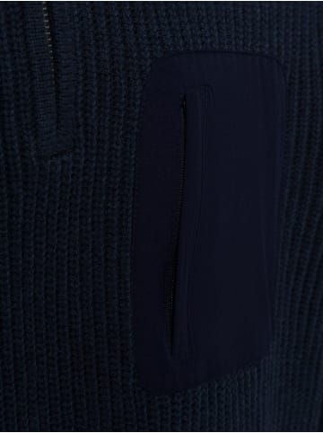 Nils Sundström Strickpullover in marine - 0001