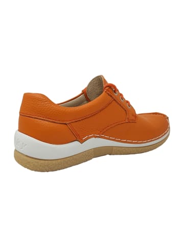 wolky Mokassins Schnürschuhe in Orange