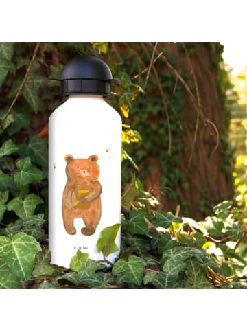 Mr. & Mrs. Panda Wasserflasche Bär Honig ohne Spruch in Weiß