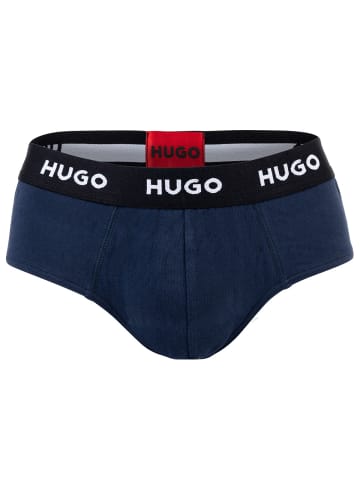 HUGO Slip 3er Pack in Blau