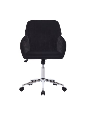 ABRIHOME Buerostuehle in Schwarz ergonomisch Sitzhöhe 50-59 cm 360 Grad drehbar