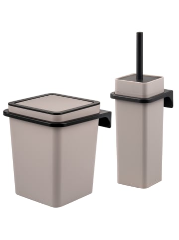 bremermann 2tlg. Bad-Set SAVONA Softtouch ca. 18 x 25 x 21 cm (B/H/T)