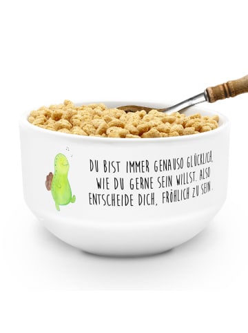 Mr. & Mrs. Panda Bowlschale Schildkröte Pfeifen mit Spruch in Weiß