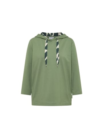 Cecil Langarmshirt in deep matcha green