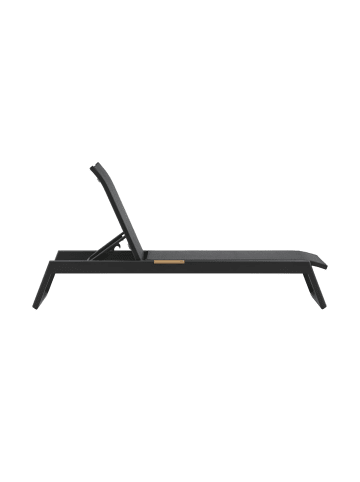 ebuy24 Sonnenliege Mexico Schwarz 2er Set