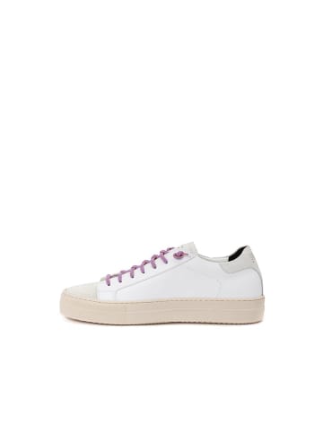 P448 Weiß Leder Low Top Sneaker