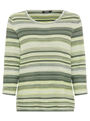 Olsen Strickpullover Henny in kiwi khaki - 0001