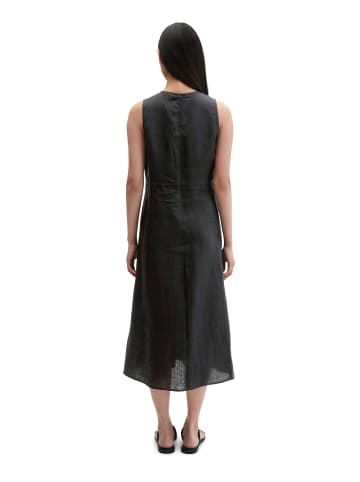 Marc O'Polo Leinenkleid shaped in Schwarz