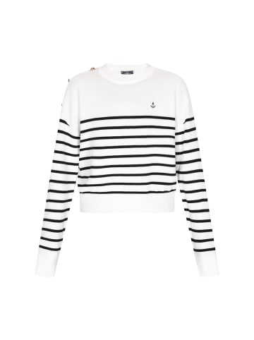 DreiMaster Women Sweater in offwhite black