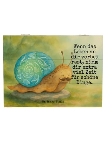 Mr. & Mrs. Panda Geschenkdose Schnecke Sir Design mit Spruch in Weiß
