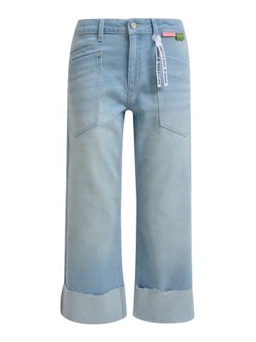 Smith&Soul Cropped Cuffed Pants in Light Denim