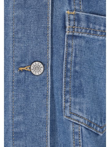 Swirly Women Jacket in Blue Denim