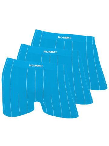 Cotton Prime® 3er Pack Boxershorts Nadelstreifen Microfaser Pants in türkis