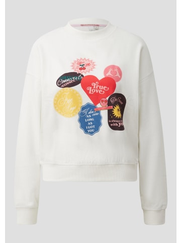 QS Sweatshirt in 02D0_creme