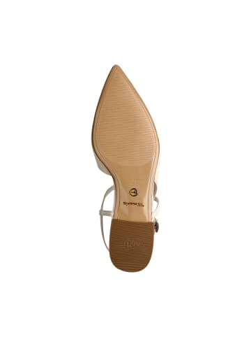 Tamaris Lederpumps Elfenbein