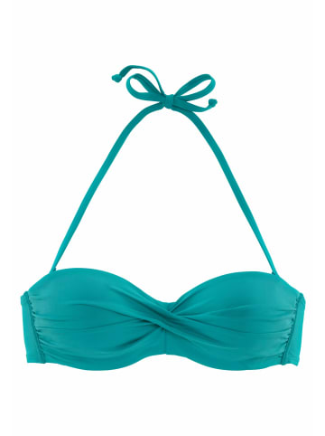 S. Oliver Bandeau-Bikini-Top in türkis