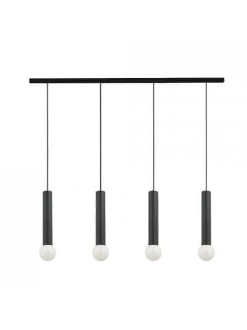 Licht-Erlebnisse Pendelleuchte (B)4.5 x (L)78 x (T)130 cm in Schwarz