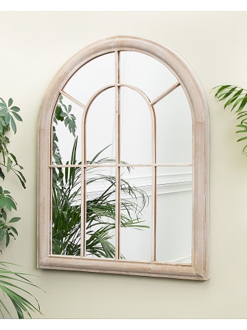 Beliani Wandspiegel EMBRY in Beige - (W) 69 x (H) 88 x (L) 5 cm Vertikal