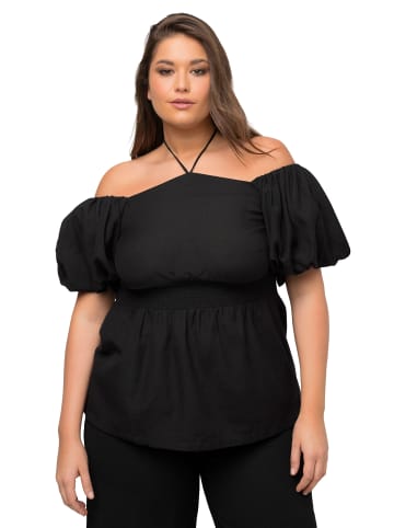 Ulla Popken Blusentop in schwarz