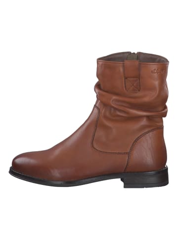 S.OLIVER RED LABEL Stiefelette in Cognac