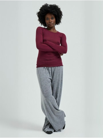 Seamless Basic T-Shirt Cotton in Burgundy