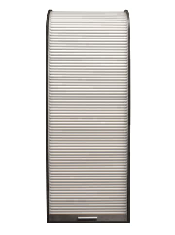 58 aufm Kessel JALOUSIESCHRANK Eadith 69 x 44 x 192 Rollladenschrank Graphit/Weiß
