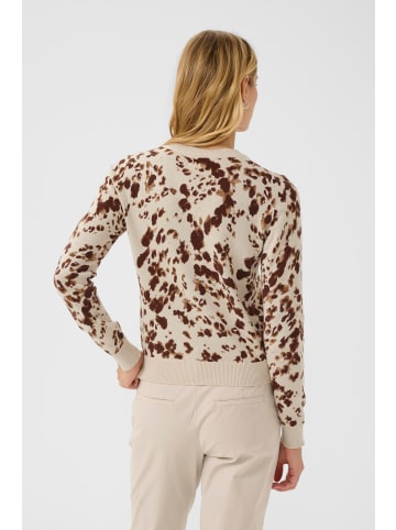 PART TWO Strickjacke TanishaPW Relaxed fit in Neutral Leopard Print