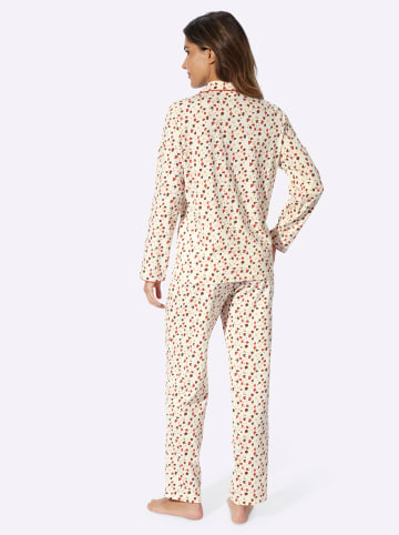 Sieh an! Schlafanzug in champagner-bedruckt