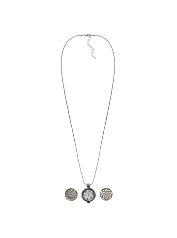 Steuer Modeschmuck Metall in silber