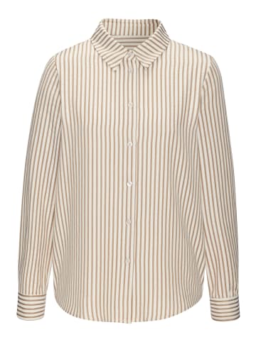 Vivance Hemdbluse in creme-sand gestreift