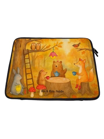 Mr. & Mrs. Panda Laptop Tasche Waldtiere Picknick Design ohne Sp... in Weiß
