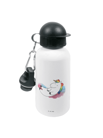 Mr. & Mrs. Panda Kindertrinkflasche Einhorn Wolke 7 ohne Spruch in Weiß